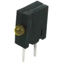 Kingbright Yellow Right Angle PCB LED Indicator 3 mm Diffused Lens 2.5 V 100 mW KM2520EH/1YD