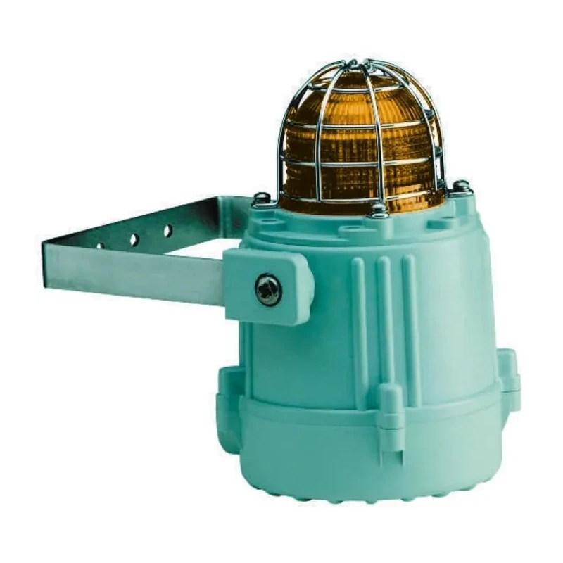 e2s MBL1 Series Amber Beacon 230V DC High Output Marine LED Beacon Flashing Rotating Steady Bracket LED Bulb IP67 MBL1