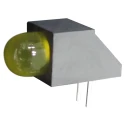 Kingbright Yellow Right Angle PCB LED Indicator 3 mm (T-1), 1 LED 2.5 V L-1503CB/1LYD