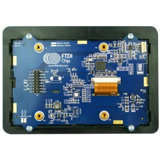 Bridgetek FT812 Embedded Video Engine 5 in Resistive Touch Screen Development Module With Quad SPI ME812A-WH50R
