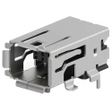 TE Connectivity Type I Surface Right Angle Mini I/O Connector Female 8 Way Shielded 2294415-1