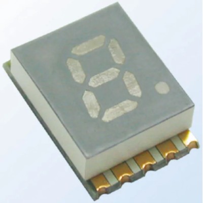 Kingbright 1 Digit 7 Segment Orange LED Display Anode Surface Mount 10.2 mm Character Height KCSA04-106