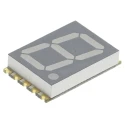Kingbright 1 Digit 7 Segment LED Display Cathode Red 44mcd Right Side 14.2mm KCSC56-105