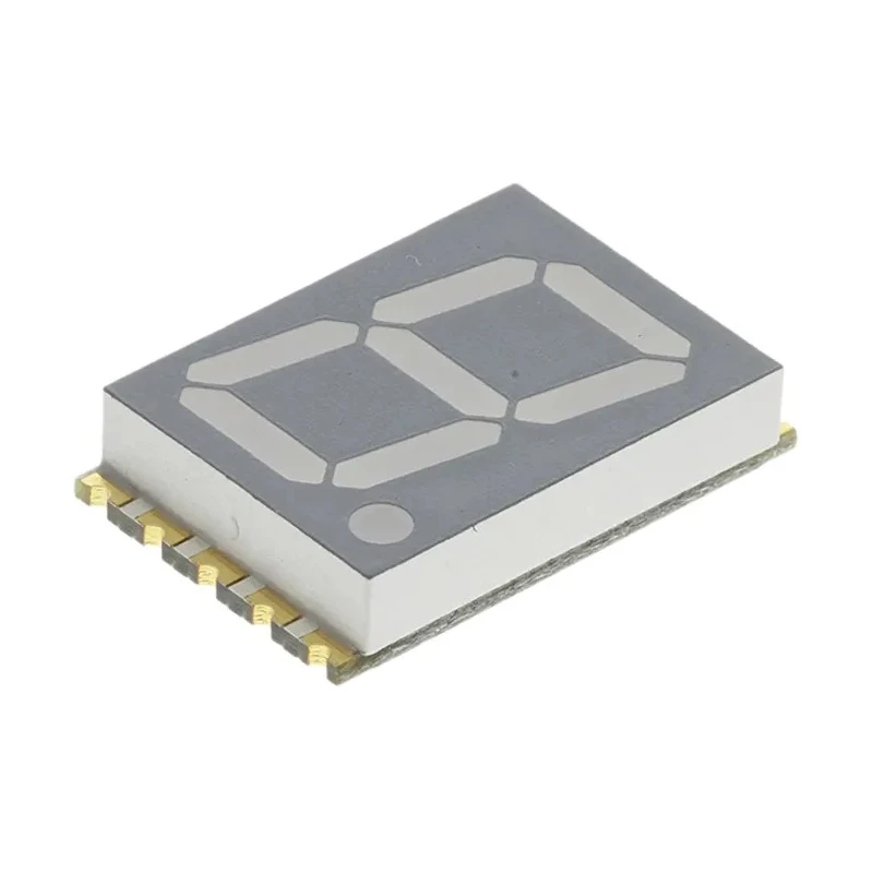 Kingbright 1 Digit 7 Segment LED Display Cathode Red 44mcd Right Side 14.2mm KCSC56-105