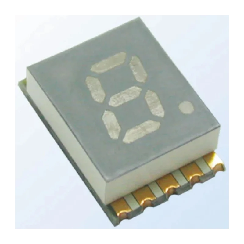 Kingbright 1 Character 7 Segment LED Display Yellow 35mcd Anode Surface Mount 10.2mm KCSA04-107