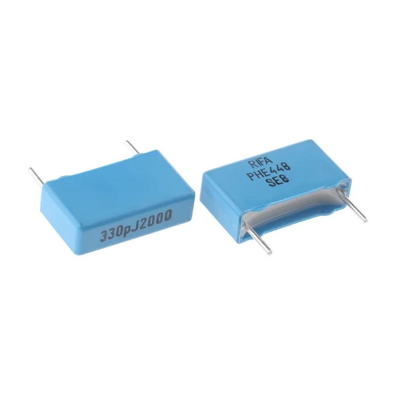 KEMET Film Capacitor ±5% Tolerance 330 pF 2 kV DC 700V AC Through Hole PHE448