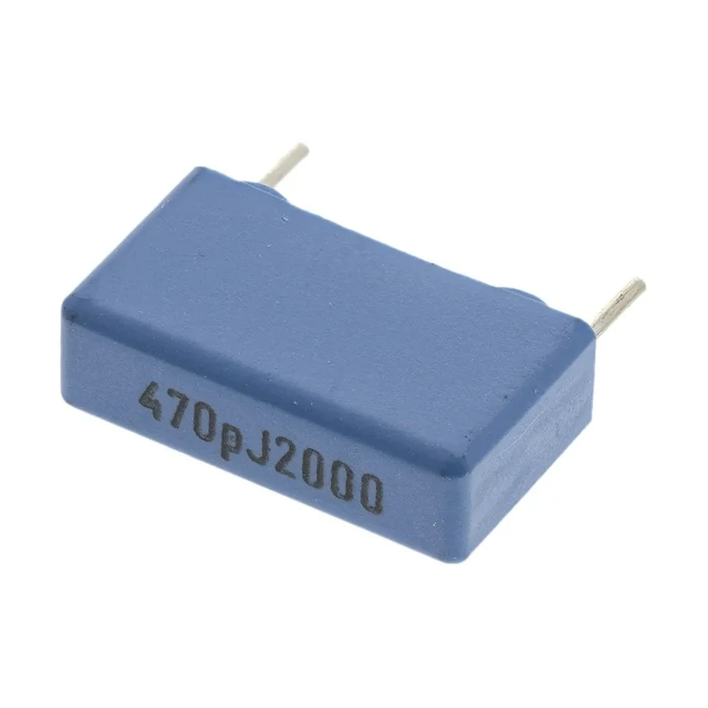 KEMET Film Capacitor Through Hole ±5 % 470 pF 2 kV DC 700V AC PHE448