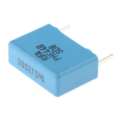 KEMET Film Capacitor 1.5 nF ±5% 2 kV DC 700 V AC Through Hole Radial Lead PHE448