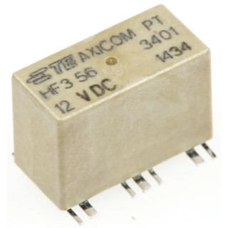 TE Connectivity PCB RF Relay 12V DC Coil 3 GHz Max Coil Frequency SPDT HF3-56