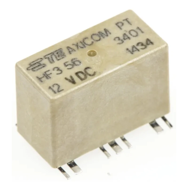 TE Connectivity PCB RF Relay 12V DC Coil 3 GHz Max Coil Frequency SPDT HF3-56