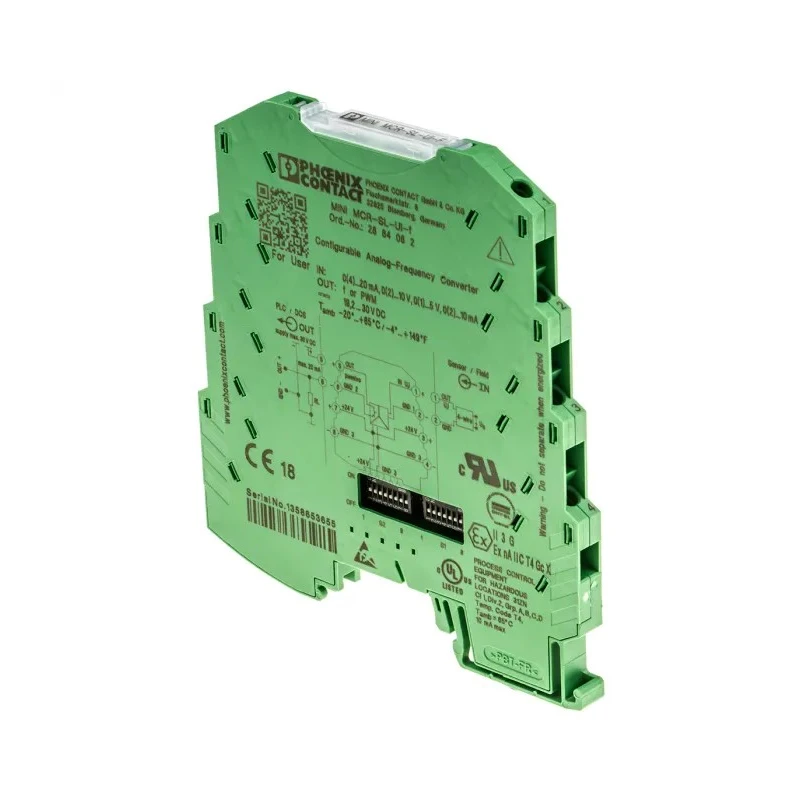 Phoenix Contact MINI MCR Series Signal Conditioner Current/Voltage Input Frequency Output 20V dc 30V dc Supply 2864082
