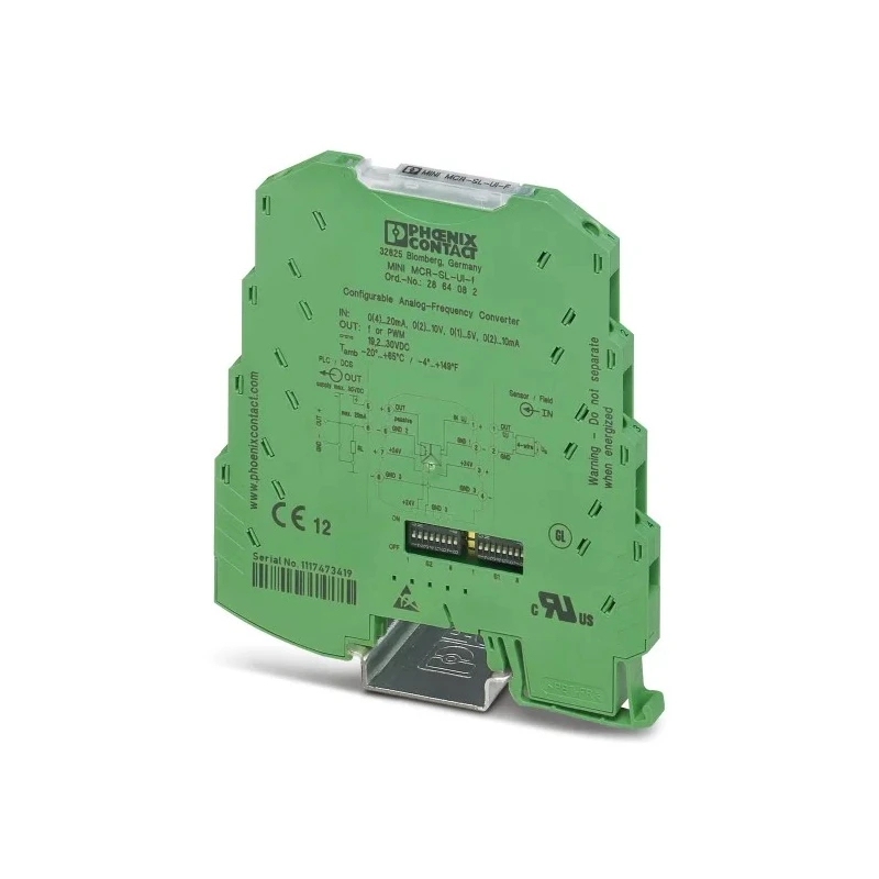 Phoenix Contact MINI MCR Series Signal Conditioner Current/Voltage Input Frequency Output 20V dc 30V dc Supply 2864082