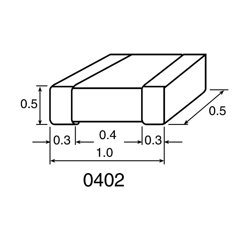 Yageo 1 nF Multilayer Ceramic Capacitor 50V DC ±10% Surface Mount 0402 Case CC0402KRX7R9BB102