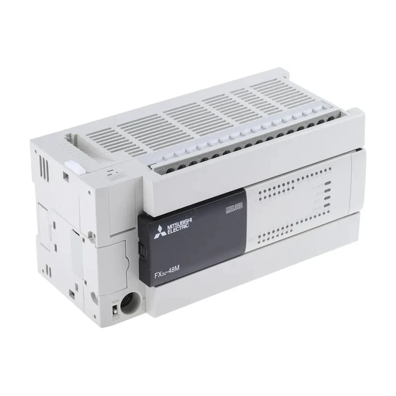 Mitsubishi Electric FX3U Series Logic Module 24-Input Sink Input 24 Transistor Outputs DIN Rail Mount FX3U-48MT/ESS
