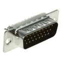 ITT Cannon D-Sub Connector 26 Contacts Straight 2.29 mm Pitch Panel Mount Male ZDAA-26P