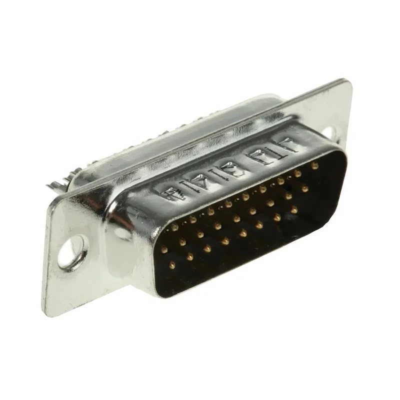 ITT Cannon D-Sub Connector 26 Contacts Straight 2.29 mm Pitch Panel Mount Male ZDAA-26P