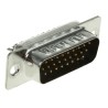 ITT Cannon D-Sub Connector 26 Contacts Straight 2.29 mm Pitch Panel Mount Male ZDAA-26P