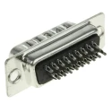 ITT Cannon D-Sub Connector 26 Contacts Straight 2.29 mm Pitch Panel Mount Male ZDAA-26P