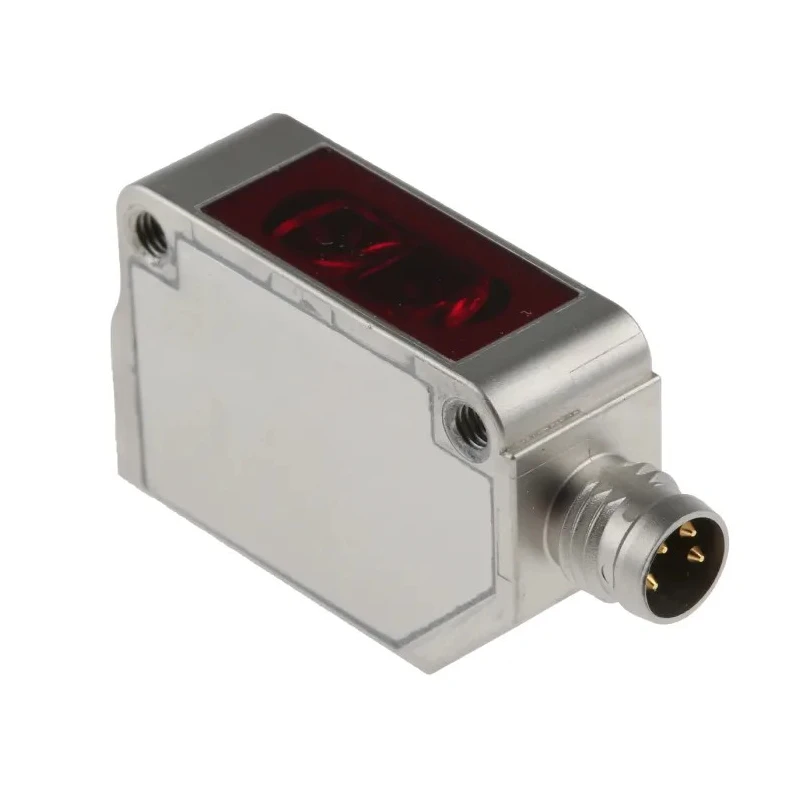 Omron Diffuse Photoelectric Sensor, Block Sensor, 1 m Detection Range, PNP Output, IP69K Stainless Steel Housing E3ZM-D87