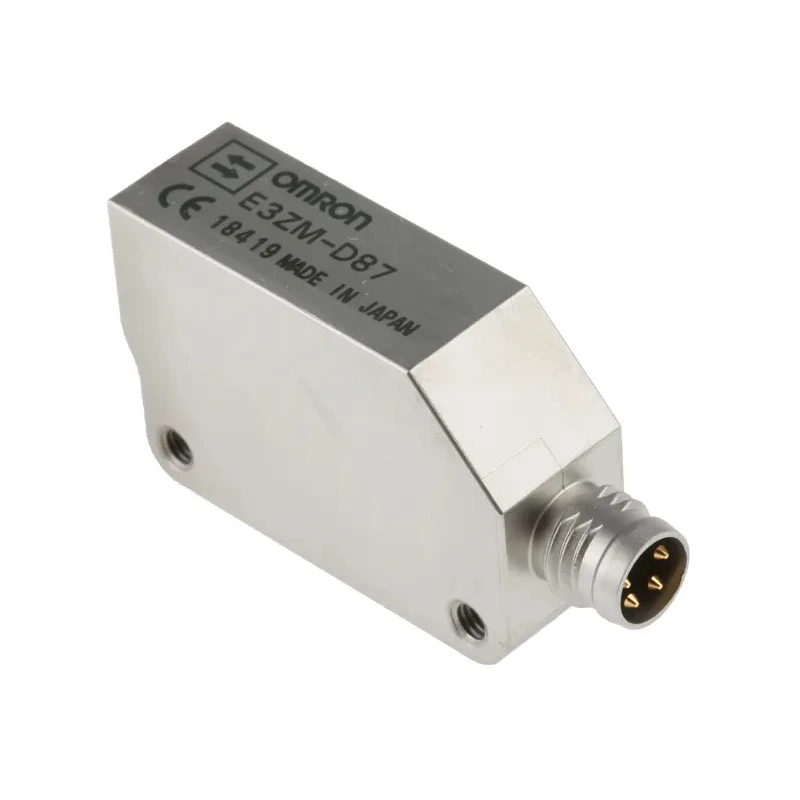 Omron Diffuse Photoelectric Sensor, Block Sensor, 1 m Detection Range, PNP Output, IP69K Stainless Steel Housing E3ZM-D87