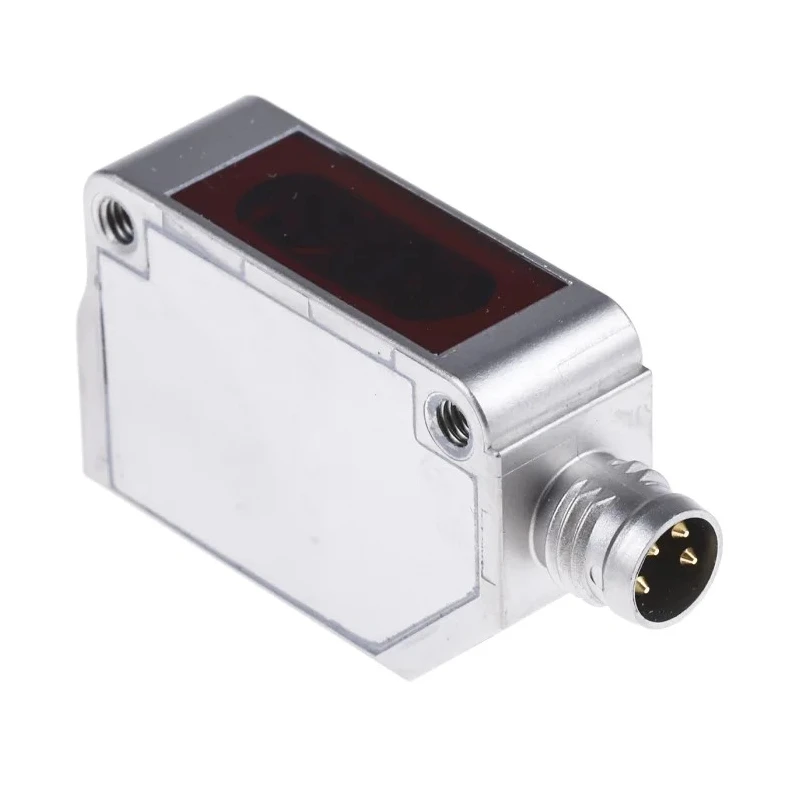 Omron Retroreflective Photoelectric Sensor, Block Sensor, Detection Range 100 mm to 4 m, PNP Output, Stainless E3ZM-R86