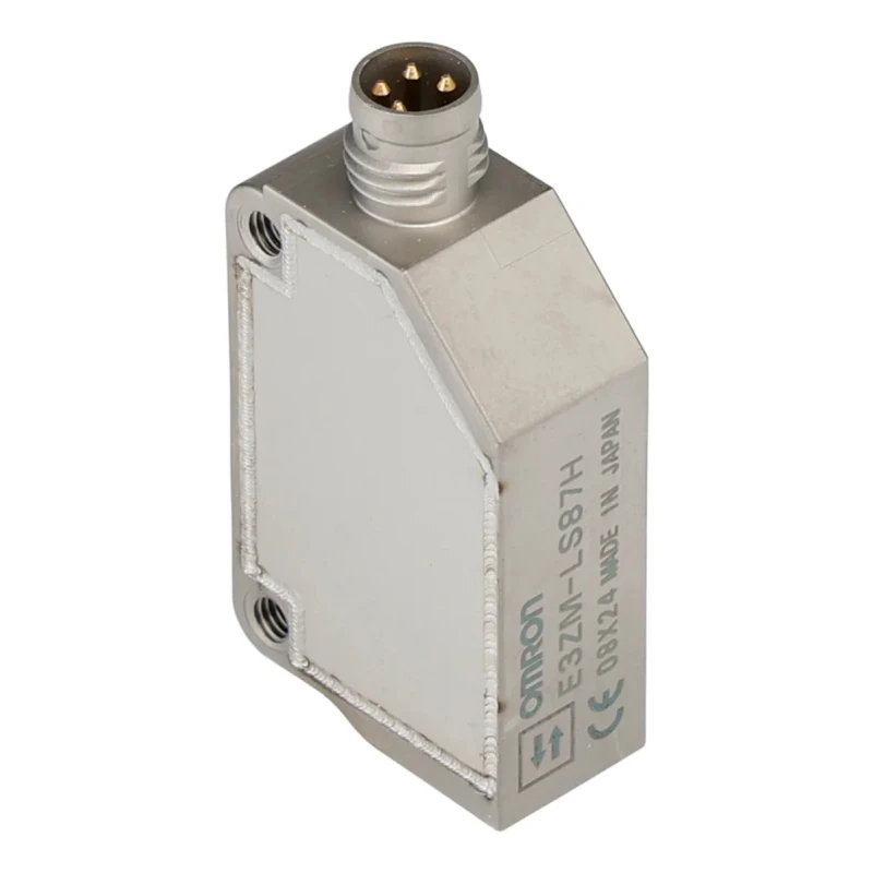 Omron Retroreflective Photoelectric Sensor Block Style Stainless Steel Housing 10 mm to 150 mm Detection Range E3ZM-LS87H