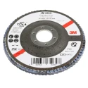 3M Cubitron II Zirconia Aluminium Medium Grade Flap Disc 115 mm Diameter P60 Grit Quick Change Attachment 65030