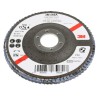 3M Cubitron II Zirconia Aluminium Medium Grade Flap Disc 115 mm Diameter P60 Grit Quick Change Attachment 65030