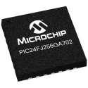 Microchip 32 bit PIC24 Microcontroller, 32 MHz Clock, 256kB FLASH Memory, 28-Pin QFN PIC24FJ256GA702-I/ML