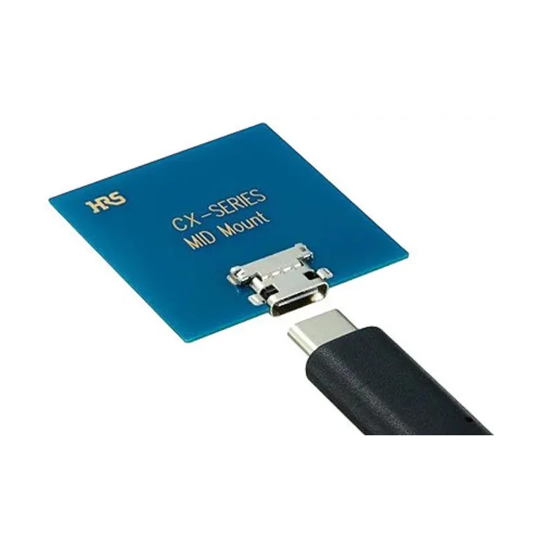 Hirose Right Angle Surface Mount Female USB Type C Connector USB 3.1 5A 20V CX70M-24P2