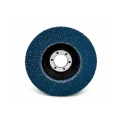 3M Cubitron II Zirconia Aluminium Flap Disc 125 mm Fine Grade P80 Grit Quick Change 65039