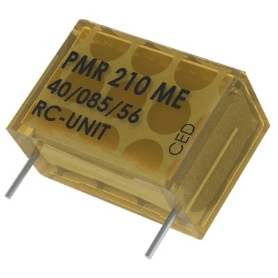 KEMET PMR210 Paper Capacitor X1 Through Hole 22nF 250V ac 250V dc 15.2mm Lead Pitch PMR210