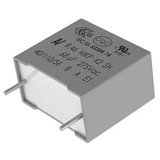 KEMET R46 Film Capacitor X2, ±20 %, 10 nF 310 V dc 310V ac Through Hole R463I21004001M