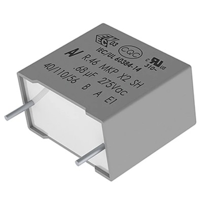 KEMET R46 Film Capacitor X2, ±20 %, 10 nF 310 V dc 310V ac Through Hole R463I21004001M