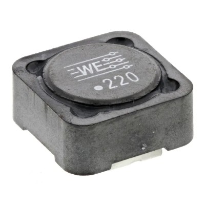 Wurth Elektronik WE-PD Shielded Wirewound Surface Mount Inductor with Ferrite Core 22μH ±20% 3.37A Idc 744771122