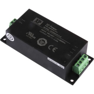 XP Power 80W Chassis Mount Switching Power Supply 24V DC Output, 85-264V AC Input ECE80US24-S
