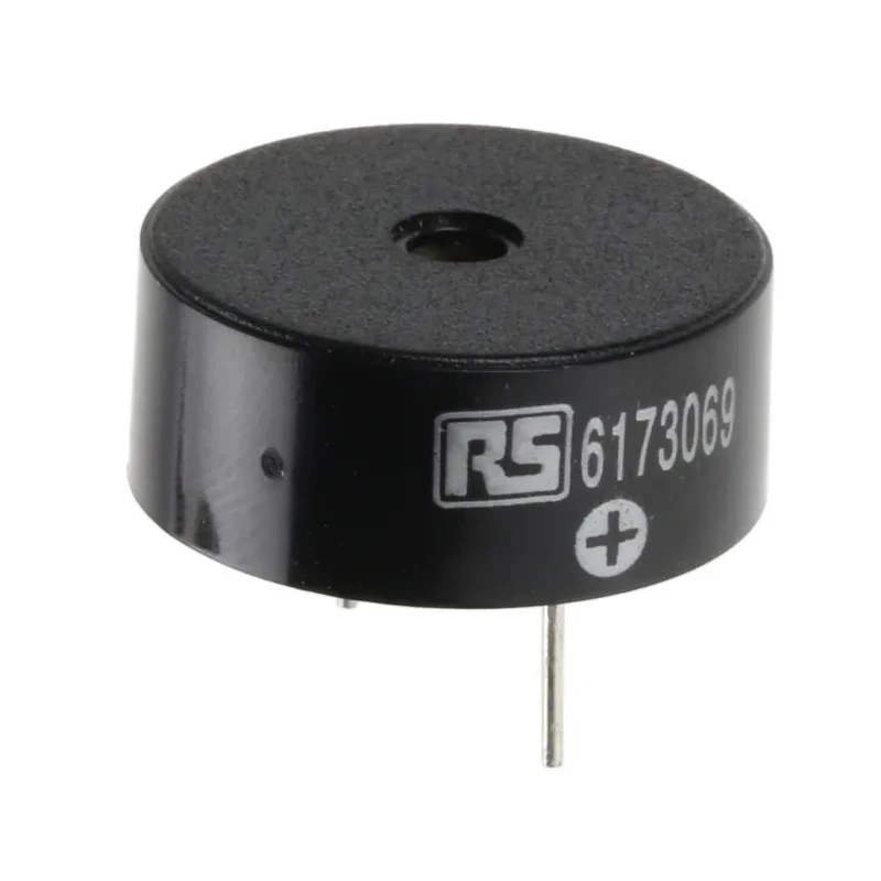RS Pro 95 dB Through Hole Continuous Internal 9.5 mm Piezo Buzzer Component 3 V dc Min 20V dc Max 6173069P
