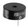 RS PRO Piezo Buzzer Component Through Hole Mount 3 V to 20 V DC, Continuous Tone 95 dB 23.5 mm Diameter 9.5 mm 617-3069