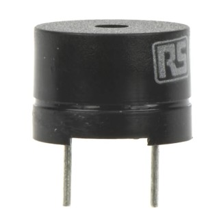RS PRO 80 dB Through Hole Continuous External Magnetic Buzzer Component 8.5 mm 1 V AC Min 3 V AC Max 6173081P