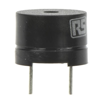 RS PRO 80 dB Through Hole Continuous External Magnetic Buzzer Component 8.5 mm 1 V AC Min 3 V AC Max 6173081P