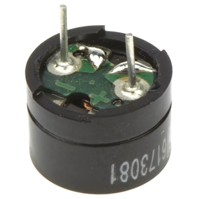 RS PRO 80 dB Through Hole Continuous External Magnetic Buzzer Component 8.5 mm 1 V AC Min 3 V AC Max 6173081P