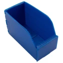 RS PRO Polypropylene Storage Bin 150 mm x 75 mm x 100 mm Blue 617-3176