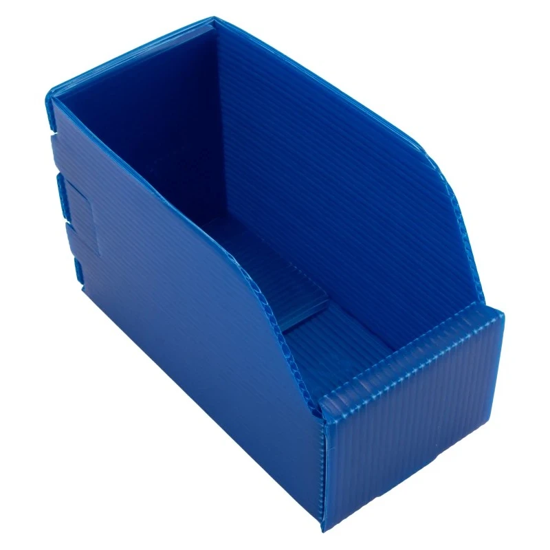 RS PRO Polypropylene Storage Bin 150 mm x 75 mm x 100 mm Blue 617-3176