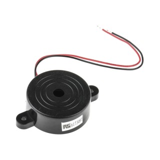 RS PRO 96 dB Panel Mount Continuous Internal 16 mm Piezo Buzzer Component 1.5 V dc Min 20V dc Max 617-3097