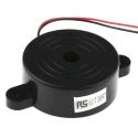 RS PRO 96 dB Panel Mount Continuous Internal 16 mm Piezo Buzzer Component 1.5 V dc Min 20V dc Max 617-3097