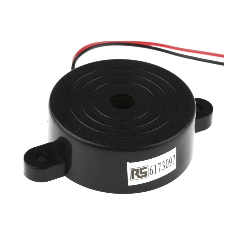 RS PRO 96 dB Panel Mount Continuous Internal 16 mm Piezo Buzzer Component 1.5 V dc Min 20V dc Max 617-3097