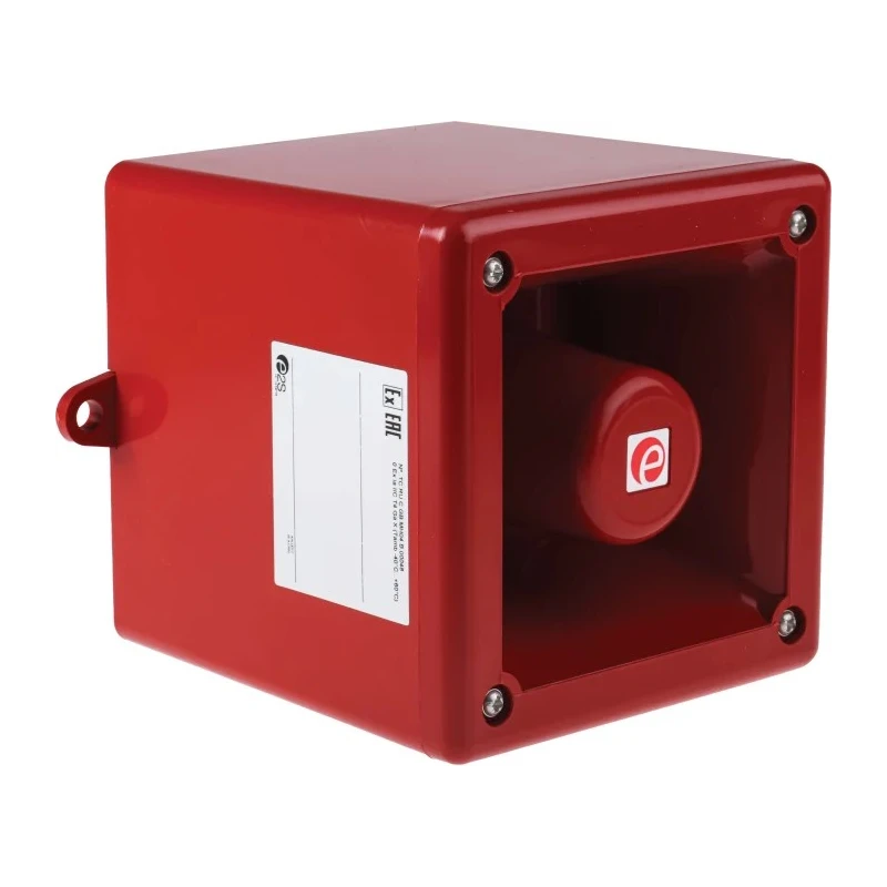 e2s IS-A105N Series Electronic Sounder Surface Mount IP66 DC 28V 49-Tone 105 dB IS-A105N-R