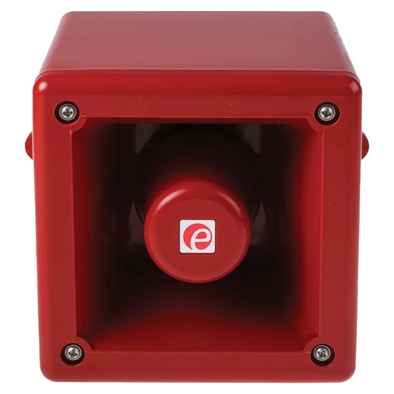 e2s IS-A105N Series Electronic Sounder Surface Mount IP66 DC 28V 49-Tone 105 dB IS-A105N-R