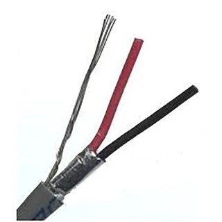 Belden 1 Screened Audio Cable, 22AWG, Solid Tin Copper Wire Conductor, Polypropylene Jacket, 304 m Length, Black 8450 0101000
