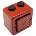 e2s High Output Electronic Sounder Surface Mount Red Housing IP66, 10-Tone, 100 dB at 1m, 30V DC SONF1DC24R